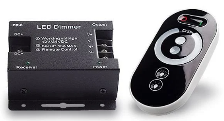 RF Tek Renk Kumandalı Touch Dokunmatik LED Kontrol Ünitesi 12/24V
