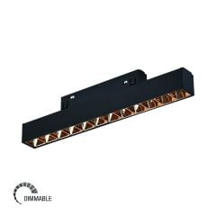 Dim Edilebilir Magnet Armatür Kompakt Lens 12W