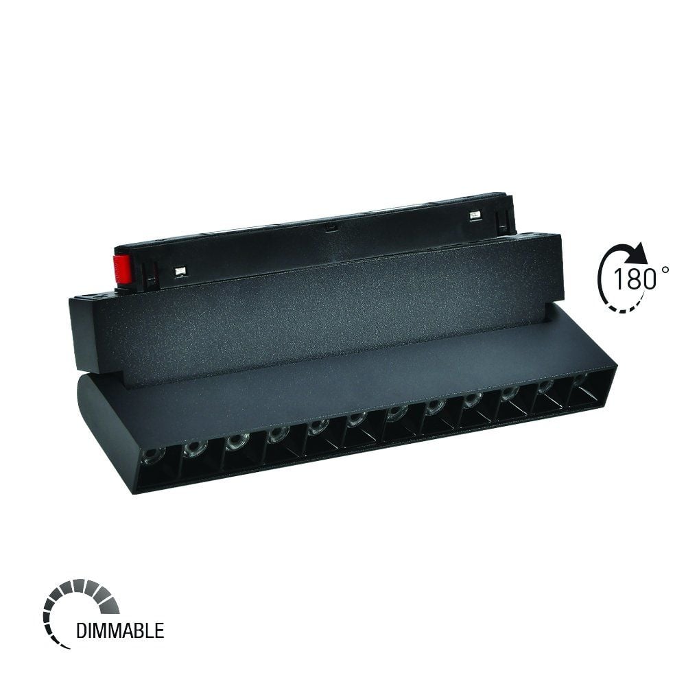 Dim Edilebilir Kompakt Lensli Hareketli Magnet Armatür 12W