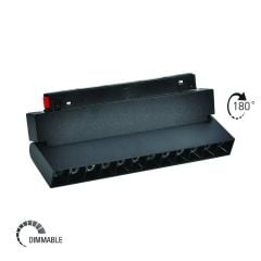 Dim Edilebilir Kompakt Lensli Hareketli Magnet Armatür 12W