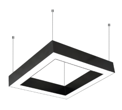 Lineer LED Aydınlatma VG-Berlin 6500K - BEYAZ - 100X100 CM