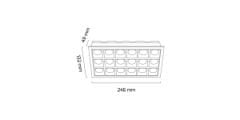 GOYA Power LED Armatür 36W